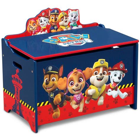 paw patrol toy box